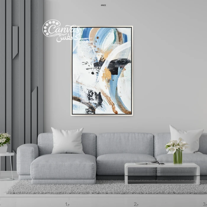 لوحة فنية حديثة بألوان زاهية