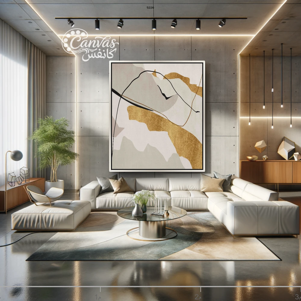 لوحة فنية مبتكرة تعكس الطبيعة