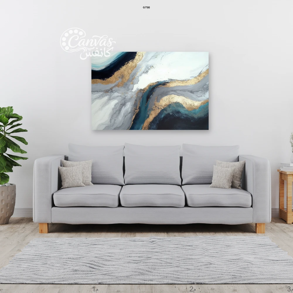 لوحة فنية حديثة بألوان مائية رائعة