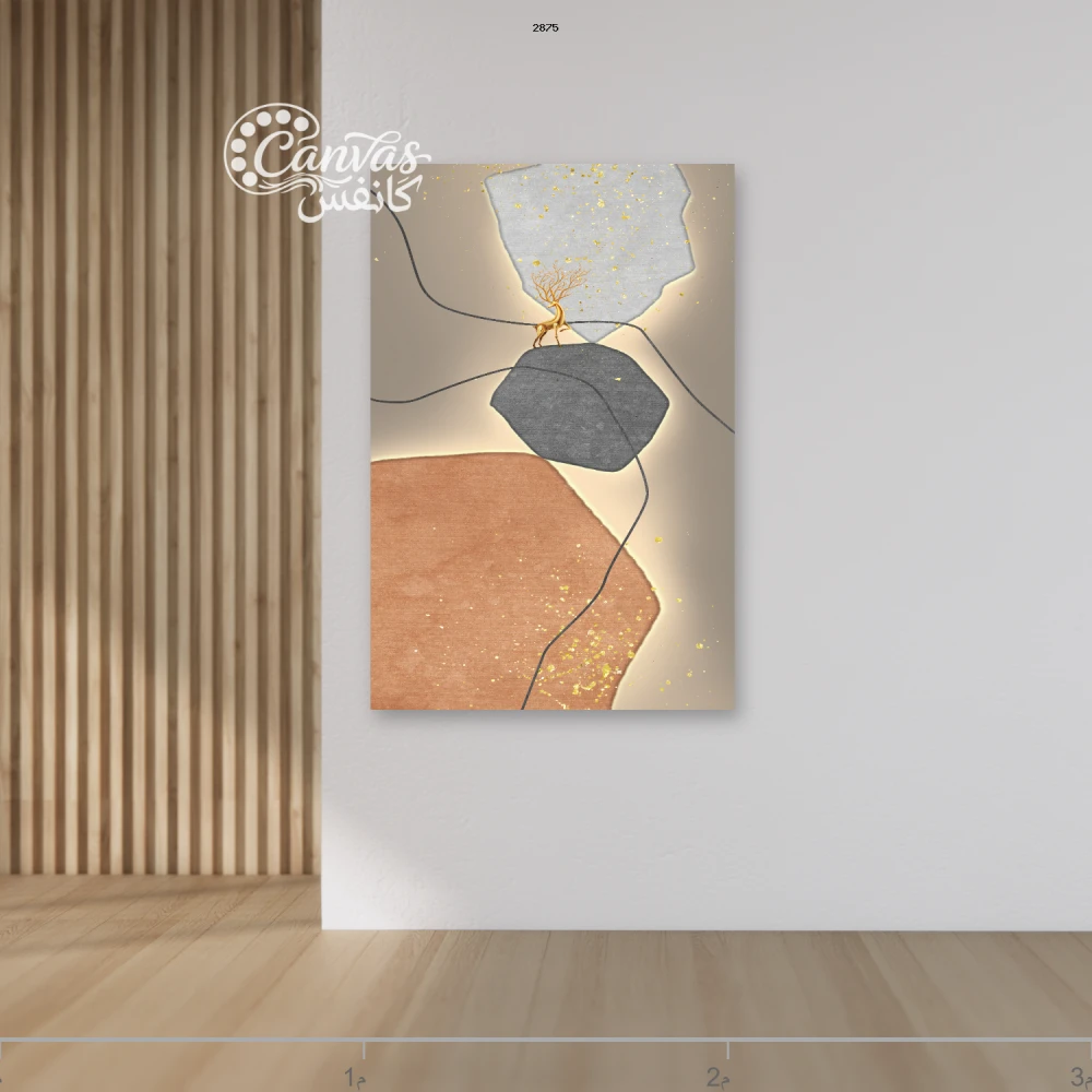 تركيبات هندسية بألوان دافئة ومتنوعة