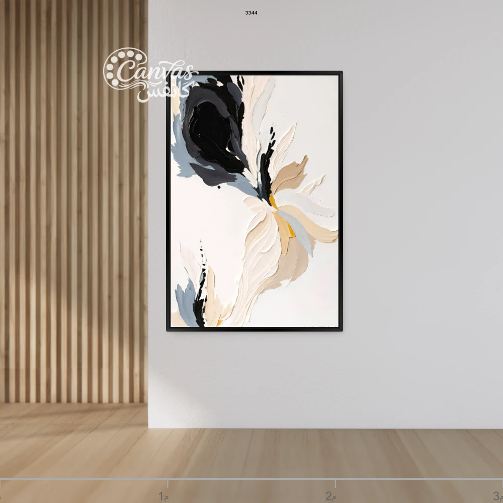 لوحة فنية تجسد الألوان الطبيعية بأسلوب حديث