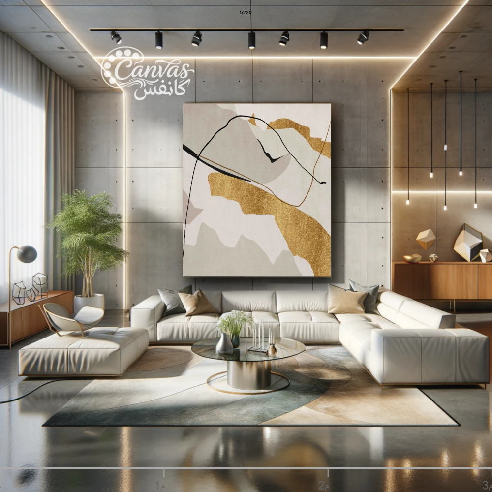 لوحة فنية مبتكرة تعكس الطبيعة