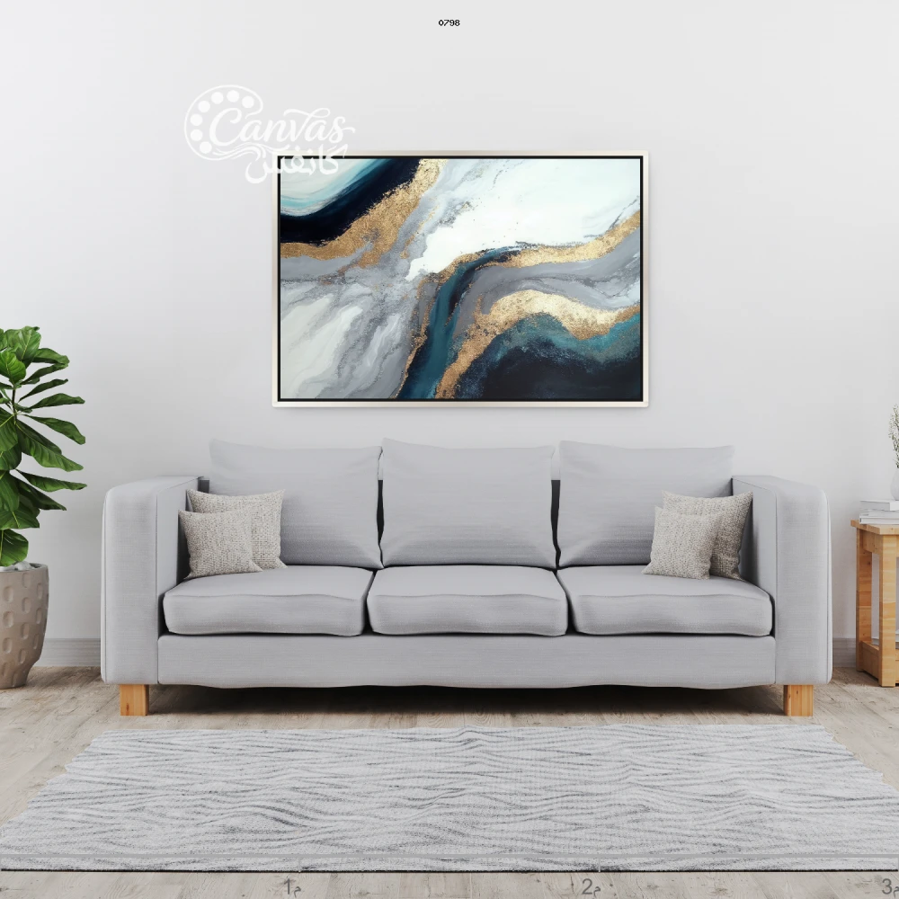 لوحة فنية حديثة بألوان مائية رائعة