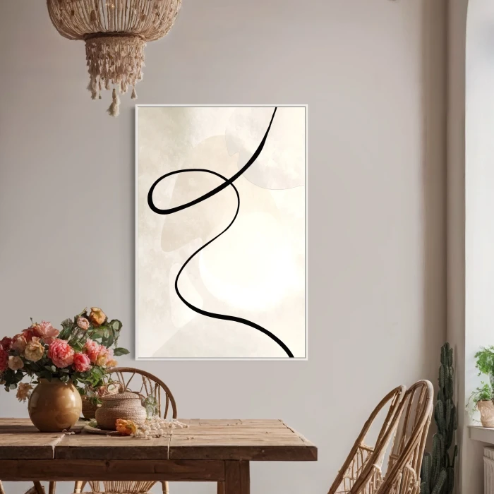 عمل فني حديث بتصميم بسيط